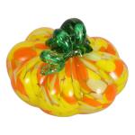 5St Kürbishandwerk Kürbis ernten Kürbis-Tischdekoration Kürbis-Requisite Tisch-Kürbis-Figur Halloween Dekoration Herbst Dekoration Kürbis aus mundgeblasenem Glas Hausbedarf