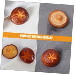 3 Stück Simuliertes Pilzmodell Desktop Fake Pilz Realistischer Shiitake Pilz Künstlicher Pilz Kleiner Pilz Dekor Mini Pilz Dekor Gefälschte Lebensmittel Kleine Foto