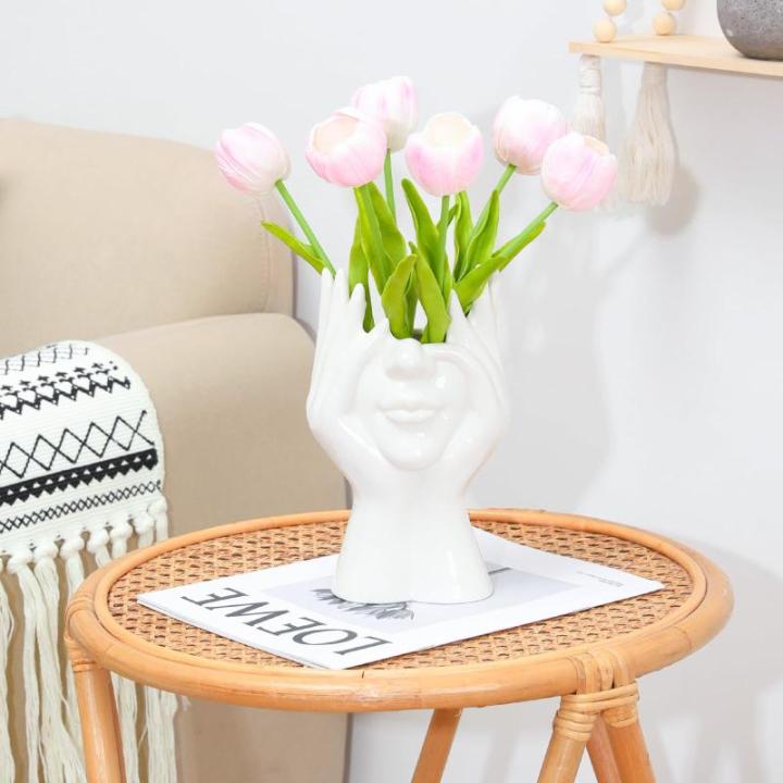 Kunstmatige tulpen (roze, 15 stuks)