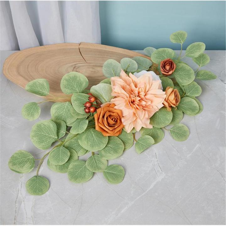 2 Stück Künstliche Hochzeitsblumendekorationen Hängende Blumenarrangements Hochzeitszeremonie Empfangsdekoration Freien