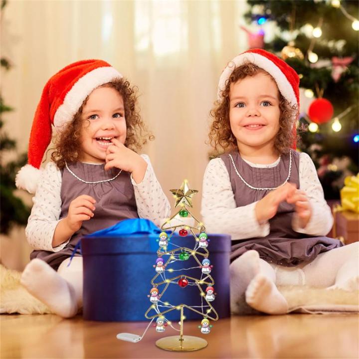 Gepersonaliseerde familienaam, kerstboom, kristal, boom met naam, metaal, Kerstmis, sneeuwpop, boom, familieboom, kerstdecoratie, cadeau voor familie, stijl 9-1