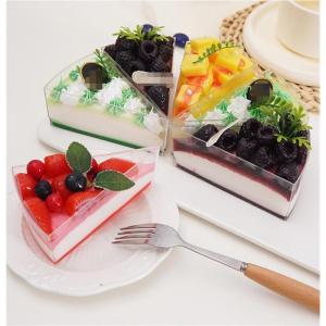 Fake Kuchen künstliche Kuchen Faux Slice Cake Künstliche Desserts Shop Kuchen Display Modell Für Home Decor Fotografie Requisiten Realistisches Essen(C)