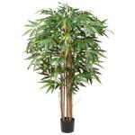 Bamboeplant, , groot, kunstboom, groot, 150 cm, kamerplant, kunstplant met 768 bladeren, grote , decoratieve ambus,