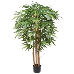 Bamboeplant, , groot, kunstboom, groot, 150 cm, kamerplant, kunstplant met 768 bladeren, grote , decoratieve ambus,