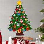 Kid Felt Christmas Tree | Wall Art Decor | Christmas Tree Wall Decor | Felt Christmas Tree | Christmas Tree For Kids Interactive Fun For Children's Rooms, Bedrooms, Dormitories