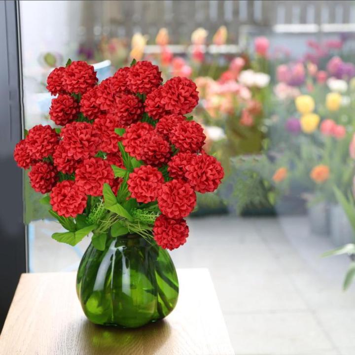 Kunst Blumen Kunstblume Hortensien Künstliche Blume Blumenstrauss Bouquet für Hochzeit Home Party Tisch Küche Büro Dekoration für Haus Garten Party 0509
