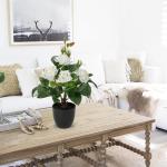 Kunstbloemen, rozenstruik, , kunstrozen in pot, rozenstruik, decoratie, woonkamer, balkon, terras, tuin, bruiloft