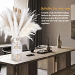 Pampas gedroogde bloemendecoratie, natuurlijk, 67 stuks, doe-het-zelf, gedroogde bloemen, boeket, ideaal voor boho, woonkamer, bruiloft, slaapkamer en vazen (LZGSGO-0102)