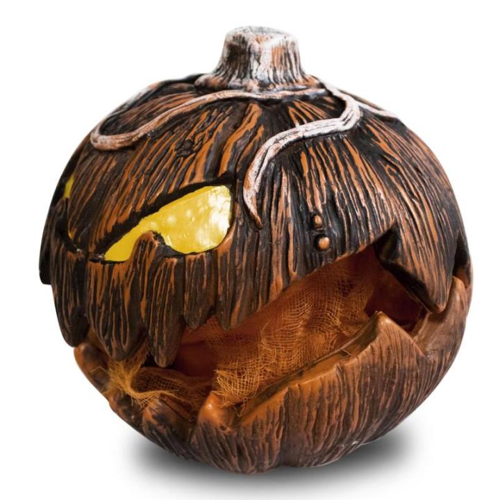 Halloween Kürbis Dekoration mit Sound Latex Schaum Lifting Design Kürbis Ornament Langlebig Ornament für Festliche Dekoration Mit Licht