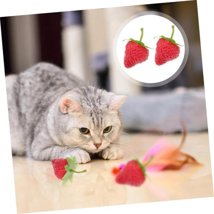 4 Sätze Simulierte Erdbeere Künstliche Fruchtdekoration Künstliche Früchte Gefälschte Erdbeeren Für Künstliches Backen Miniaturfrüchte Erdbeerdekorationen 18 Stück * 4