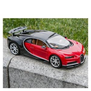 1/18 Voor Bugatti Chiron Divo Metaalspuitgietwerk Hoge Simulatie Sportwagen Model Ambachten Decoratie (Kleur: Rood)