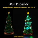 Ledverlichtingsset compatibel met Lego 40573 kerstboom (geen model), led-verlichtingsset voor kerstboom, creatief speelgoed, standaard versie