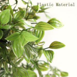 Kunstmatige hangplanten, set van 3 hangende planten met pot, UV-bestendige kunststof hangende wijnstokken, neppotplanten voor binnen en buiten, huisdecoratie, wandplank, balkon, tu