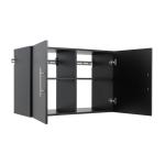 HangUps Oberer Aufbewahrungsschrank, 91,4 cm, Schwarz