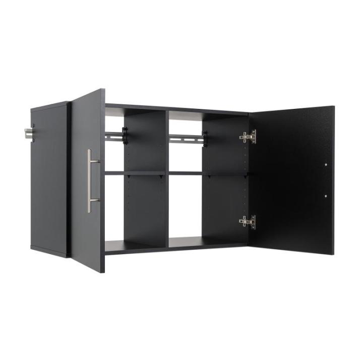 HangUps Oberer Aufbewahrungsschrank, 91,4 cm, Schwarz