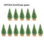 12 Stück Weihnachtsbaum aus Sisal Seidenzeder Miniatur Kiefer Flaschenbürstenbäume künstlicher mattierter Sisal-Weihnachtsbaum für die Weihnachtsdekoration,Tischdekoration
