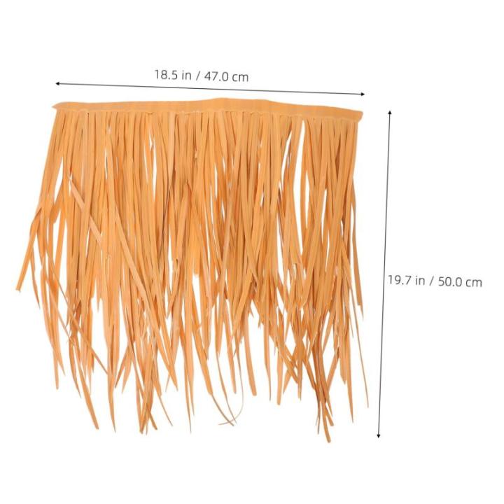 2 Stück Stroh Dekoration Rasen Dekor Simulierte Strohmatte Dekoratives Strohdach Strohdach Gartendekoration Lebensechte Stroh Simulation Stroh Ornament DIY Künstliches