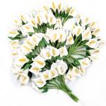 144 Klein boeket nep calla wit nep bloem bloemen gunst vak decoratie Tafel verstrooit geschenk bruiloft verjaardag doop Kerstmis