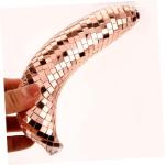 4 Stück Bananenornamente Dekoration Statue Mir Fruchtschmuck Bananen-Wohnkultur Bananenmodus für Disco-Party Disco-Fruchtmodell Disco-Frucht-Requisite dekorative Früchte Schaum