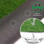Kunstrasen 20 mm Kunstrasen Natürlicher und realistisch aussehender Kunstrasen Kunstrasen 1 m breit 1 m x 25 m (grün)