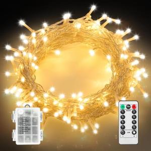 Batterij lichtketting 10 m warm wit