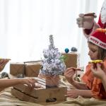 Small Christmas Tree for Home | Table Centerpiece Christmas Tree | Holiday Home Accents, Charming Tabletop Christmas Tree, Burlap Base Tree, Seasonal Table Centerpieces