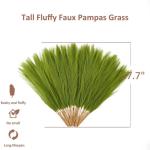 Künstliches Pampasgras, 30 Stück, natürliches getrocknetes Pampasgras für Vase, Pampasgraspflanze für Blumenstrauß, Phragmiten, Hochzeitsdekoration