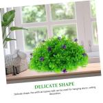 3St Dekorative Grasbälle für den Garten Eucalyptus Decoration Künstliche Pflanzenkugel Topiary-Kugeln hängen Simulation von Pflanzenkugeln Hausversorgung Partygeschenk Plastik