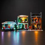 Afstandsbediening lichtkit voor Lego Icons Christmas Decorated Main Street 10308 (niet Lego), led-verlichtingsset voor Lego kerstversiering hoofdstraat 10308 zeldzaam artikel