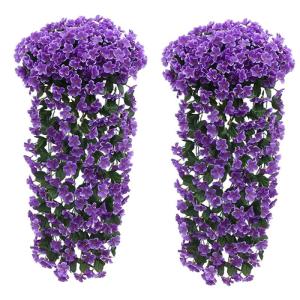 Wisteria Wijnstok Zijde Bloem - Blauweregen Blauweregen Wijnstok Guirlande Planten voor Bruiloft Decoraties Tuin Thuis Buitendecoratie Party Decor Nep Bloem