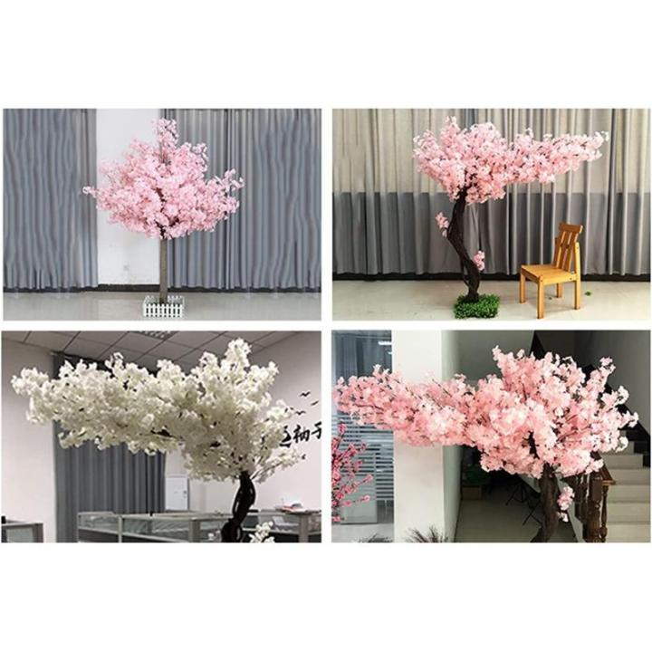 Kunstmatige Kersenbloesem Bomen Kunstmatige Kersenbloesem Bloem Bomen, Roze Zijde Kersenbloesem Bomen voor Bruiloft Thuis Japanse Kawaii Kamer Decor Roze (Size : 2x2m/6.6x6.6ft)