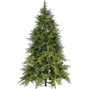 Led-kerstboom binnen: premium kunstkerstboom met 3000 leds, 8 lichtmodi, 210 cm (dennenboom LED-verlichting)