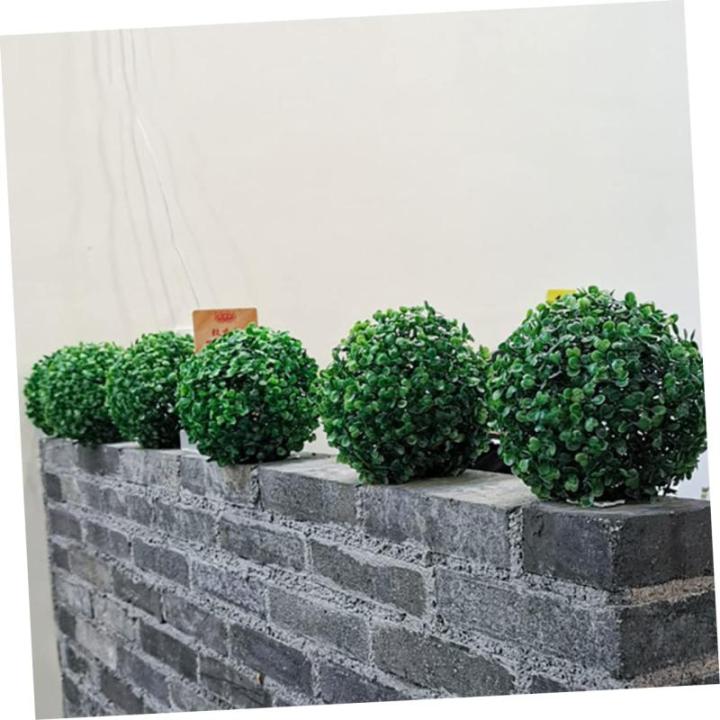 1 Satz Blumenarrangement Kreisrahmen Mooskugelkäfig Topiary Sphäre Rahmen Kleine Formschnittkugeln Draht-Topiary-Kugel Kugelkäfig Aus Buchsbaum Anlage Gestell Plastik Green 4 St