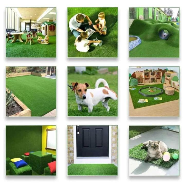 Kunstrasen Realistischer Kunstrasen Kunstrasen für Hinterhöfe und Balkone Wetterbeständig Ideal für Freizeitbereiche und Veranstaltungen (1x10m)