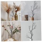 2St künstlicher AST Künstliche Zweige kunstzweige Schwarze Zweige Künstlicher Blumenstrauß künstliche Pflanzen Vase künstliche getrocknete Stiele Stängel und Zweige Plastik 