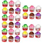 30 Stück Eismodell Gefälschte Eiskugeln Modell Aus Kunststoff Realistische Eiskugeln Dekorative Eiskugeln Requisite Simulierte Eiskugeln Gefälschte Eiskugeln
