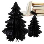 Kerstboom van papier knutselen – handgemaakte kerstdecoratie | opvouwbaar tafelopzetstuk, papieren decoraties met meerlaags design, perfect voor feesten en feestelijke gelegenhed