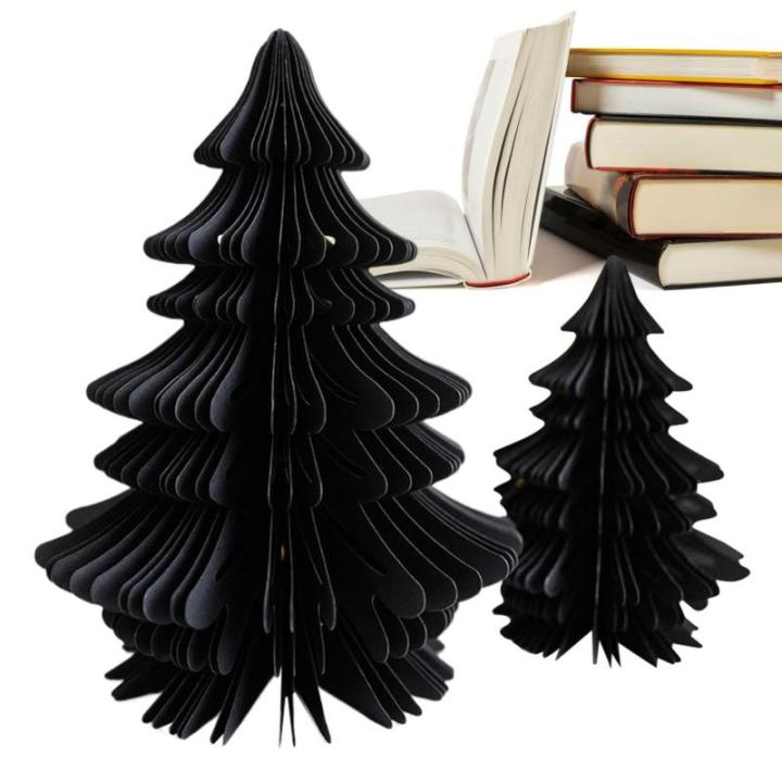 Kerstboom van papier knutselen – handgemaakte kerstdecoratie | opvouwbaar tafelopzetstuk, papieren decoraties met meerlaags design, perfect voor feesten en feestelijke gelegenhed