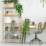 Kunstplant, eucalyptus, klimop, 60 cm, , zeer realistisch plastic kunstplant, decoratieve planten voor woonkamer, woning, badkamer, keuken, 3 stuks