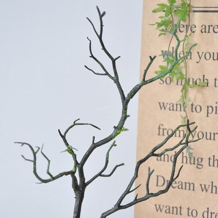 4 Stück Dried Tree Branches Artificial Antler Branch, Simulated Plastic Coral Branch, Plant Twigs Plastic Dry Branches, for Decoration for Christmas Party Various Festivals Home H