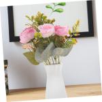 Künstlicher Pfingstrosenstrauß Hochzeitssträuße Kunstblumen Nordisches Dekor Hochzeitsdekorationen Für Die Zeremonie Seidenblume Ramo De Flores Artificiales Seidentuch Rosa