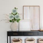 3 stuks blauwe kunstmatige dahlia's, 75 cm kunstzijden bloemen met lange steel voor bloemarrangementen, faux dahlia's bloemen voor doe-het-zelf bruiloft party middenstuk huis kanto