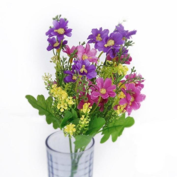 Zijdebloem boeket cineraria voor bruiloft party feest huis kantoor bar decor