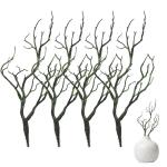4 Stück Dried Tree Branches Artificial Antler Branch, Simulated Plastic Coral Branch, Plant Twigs Plastic Dry Branches, for Decoration for Christmas Party Various Festivals Home H