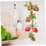 Simulierte Erdbeeren Obst Künstliche Erdbeeren Rankensimulation Künstliche Erdbeeren Künstliche Lebensechte Erdbeeren Heimdekoration Lebendige Gefälschte Erdbeeren