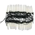 38192 Led-lichtketting met 30 leds in warm wit, 30 kaarsen met klemmen, perfect voor de kerstboom, ca. 16 m.