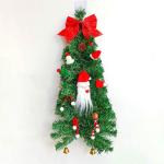 Weihnachtsbaum, Weihnachtsbaum-Wanddekoration, 70 x 34 cm, Mini Kleiner künstlicher weihnachtsbäume Geschmückt künstlich Tisch Tannenbaum Geschmückter Christmas Tree Christbau