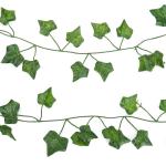 Kunstklimopslinger 2 meter, 12 stuks, , balkonplanten, decoratie, hangslinger, voor bruiloft, kantoor, keuken, tuin, feest, wanddecoratie
