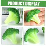 20 STK Simulierter Blumenkohl Dekorative Gemüsemodelle Realistische Gemüseattrappen Kunstpflanzen lebensechtes Gemüse simulierte Gemüsebrokkolischeibe simulierte Brokkoli-Model