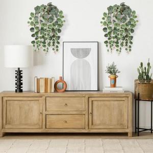 Kunstmatige hangende planten decoratieve nepplanten, hartenkoord planten binnen buiten, faux hangplanten groen voor thuis, muur, woonkamer, slaapkamer, kantoordecoratie